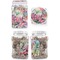 Watercolor Floral Pet Treat Jar - Multiple Angles