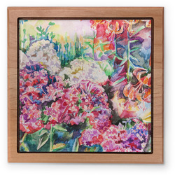 Watercolor Floral Pet Urn