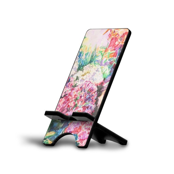 Custom Watercolor Floral Cell Phone Stand (Small)