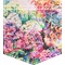 Watercolor Floral Iron On Faux Pocket