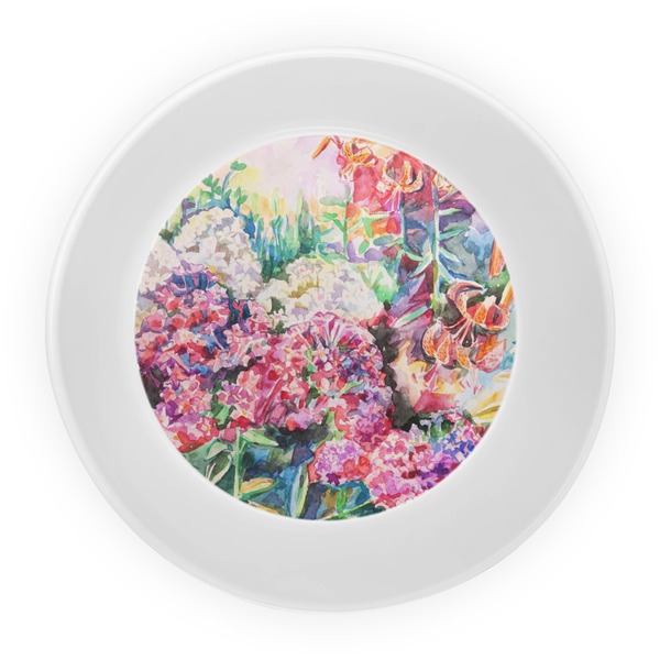 Watercolor Floral Melamine Bowl - Center