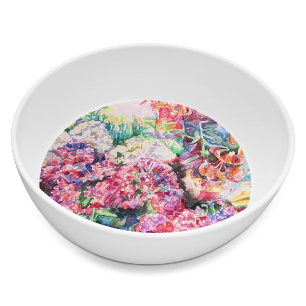 Custom Watercolor Floral Melamine Bowl - 8 oz