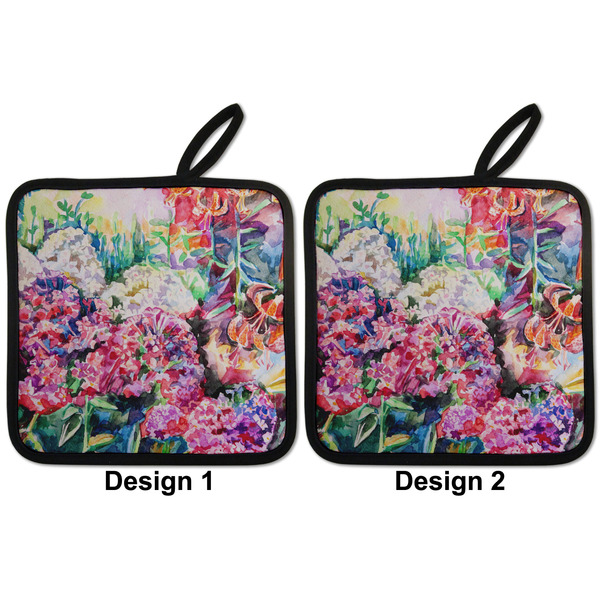 Watercolor Floral Pot Holders - Set of 2 APPROVAL