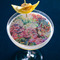 Watercolor Floral Printed Drink Topper - XLarge - In Context