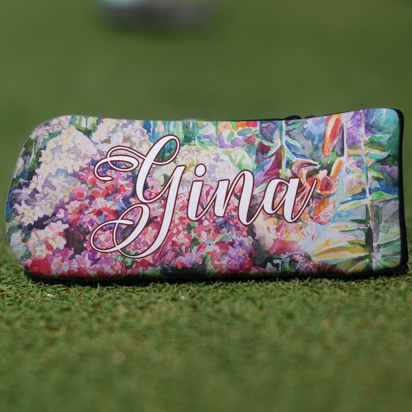 Custom Watercolor Floral Blade Putter Cover