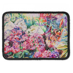 Watercolor Floral Iron On Rectangle Patch