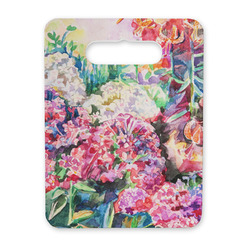 Watercolor Floral Rectangular Trivet with Handle