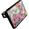 Watercolor Floral Rectangular Car Hitch Cover w/ FRP Insert (Angle View)