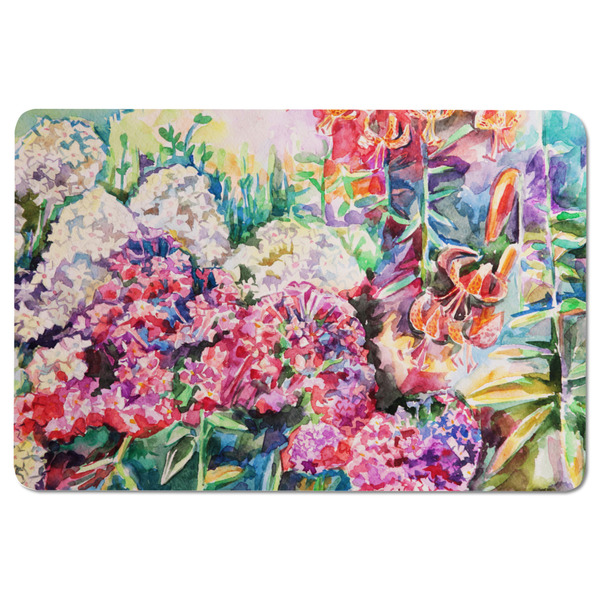 Watercolor Floral Rectangular Fridge Magnet - FRONT