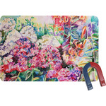 Watercolor Floral Rectangular Fridge Magnet