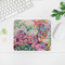 Watercolor Floral Rectangular Mouse Pad - LIFESTYLE 2
