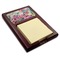 Watercolor Floral Red Mahogany Sticky Note Holder