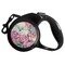 Watercolor Floral Retractable Dog Leash