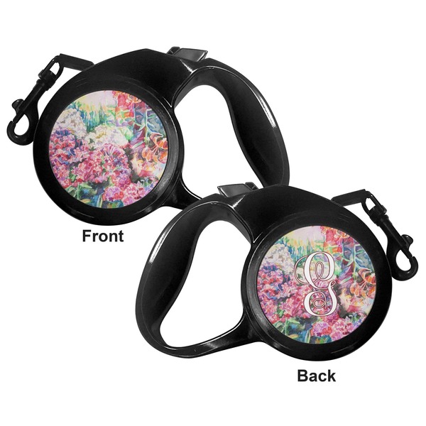 Watercolor Floral Retractable Dog Leash - Medium Large - Apvl