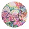 Watercolor Floral Round Decal - Small