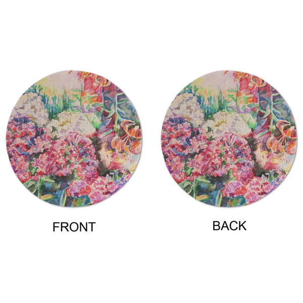 Watercolor Floral Round Linen Placemats - APPROVAL (double sided)