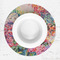 Watercolor Floral Round Linen Placemats - LIFESTYLE (single)