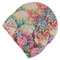 Watercolor Floral Round Linen Placemat - Double Sided