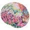 Watercolor Floral Round Paper Coaster - Main