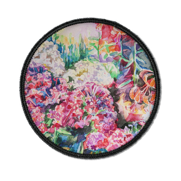 Watercolor Floral Round Patch