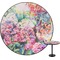 Watercolor Floral Round Table Top