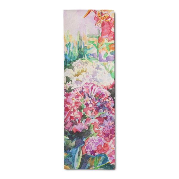 Custom Watercolor Floral Runner Rug - 2.5'x8'