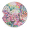 Watercolor Floral Sandstone Car Coaster - Single