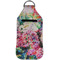 Watercolor Floral Sanitizer Holder Keychain - Large (Front)