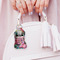 Watercolor Floral Sanitizer Holder Keychain - Small (LIFESTYLE)