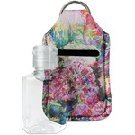 Watercolor Floral Hand Sanitizer & Keychain Holder
