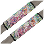 Watercolor Floral Seat Belt Covers (Set of 2)
