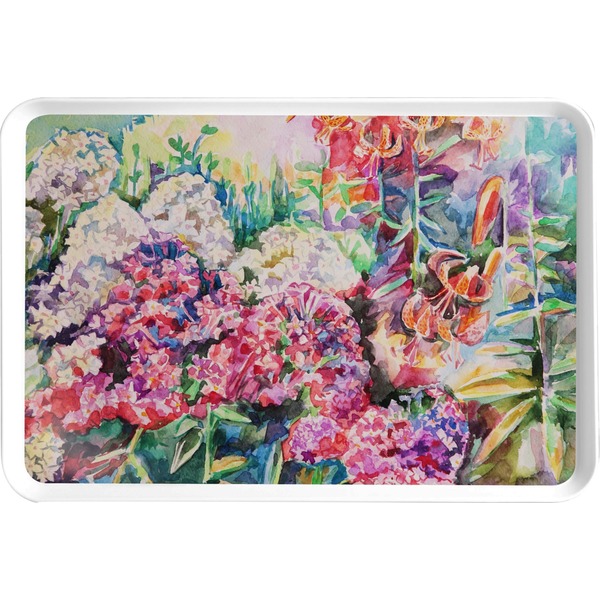 Custom Watercolor Floral Serving Tray