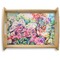 Watercolor Floral Serving Tray Wood Large - Main