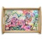Watercolor Floral Serving Tray Wood Small - Main