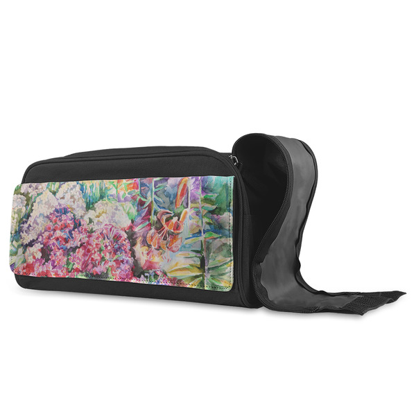 Watercolor Floral Shoe Bags - ANGLE (Open)