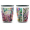 Watercolor Floral Shot Glass - Two Tone - APPROVAL