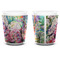 Watercolor Floral Shot Glass - White - APPROVAL