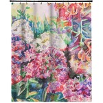 Watercolor Floral Extra Long Shower Curtain - 70"x84"