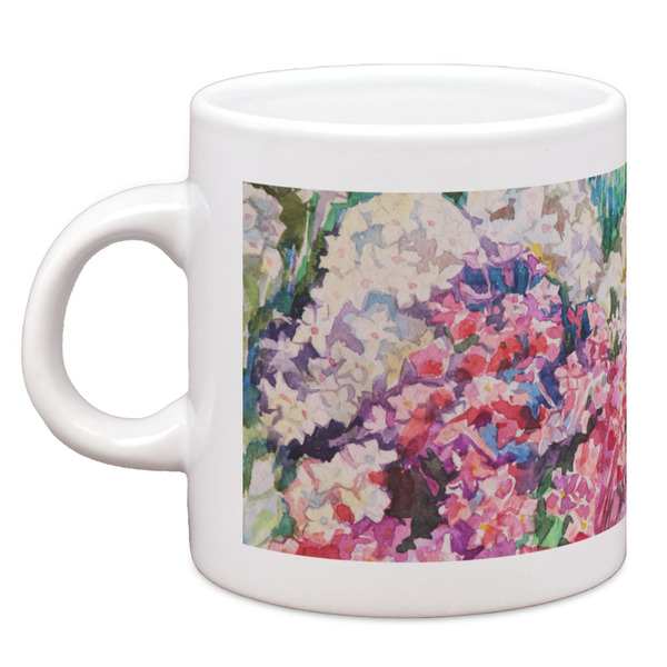 Custom Watercolor Floral Espresso Cup