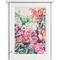 Watercolor Floral Single White Cabinet Decal