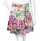 Watercolor Floral Skater Skirt - Front