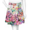 Watercolor Floral Skater Skirt - X Small