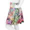 Watercolor Floral Skater Skirt - Side