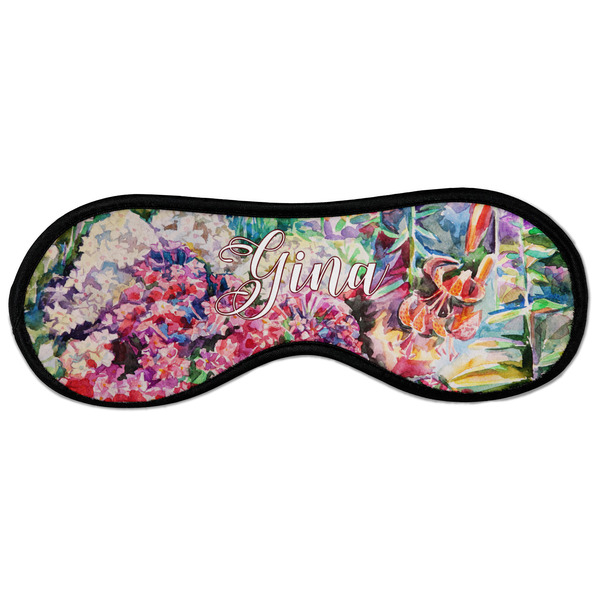 Custom Watercolor Floral Sleeping Eye Masks - Large