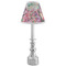 Watercolor Floral Small Chandelier Lamp - LIFESTYLE (on candle stick)