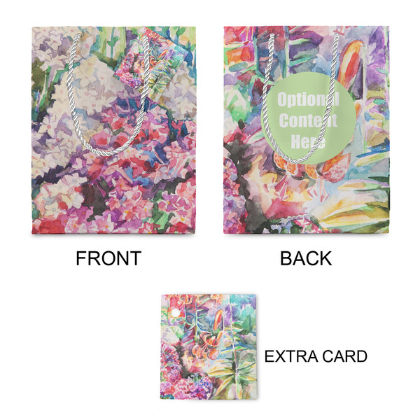 Watercolor Floral Small Gift Bag - Approval