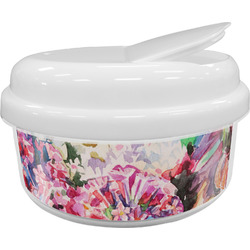 Watercolor Floral Snack Container