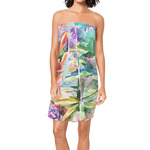 Watercolor Floral Spa / Bath Wrap