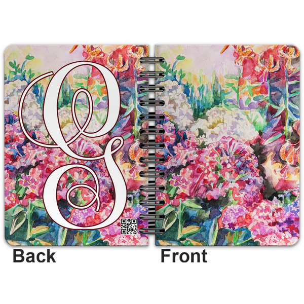 Watercolor Floral Spiral Journal 5 x 7 - Apvl