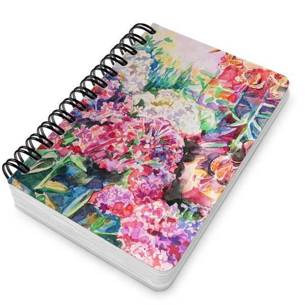 Watercolor Floral Spiral Journal 5 x 7 - Main